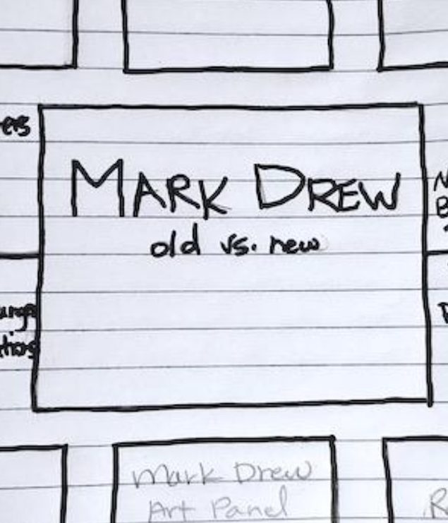 Initial vision for the look of the old and new presentation poster.